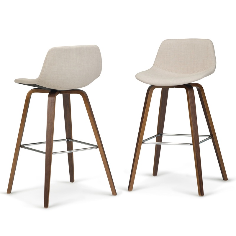 Randolph – Bentwood Counter / Bar Height Stool (Set of 2) – Beige