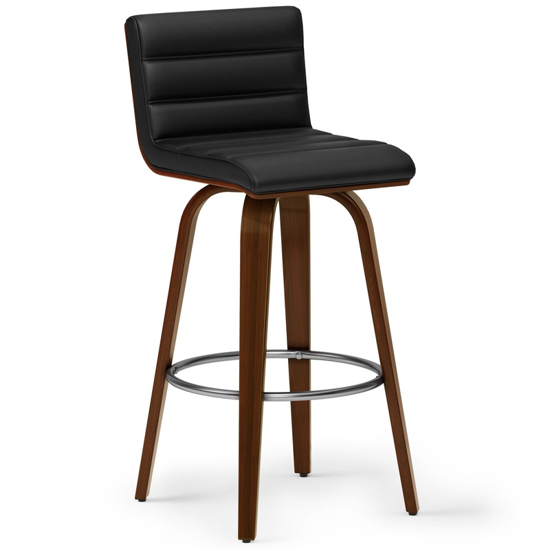 Roland – Swivel Bar Stool – Black