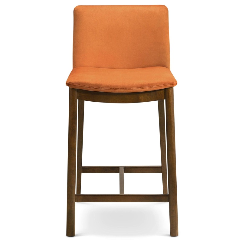 Shannon – Counter Chair – Burnt Orange