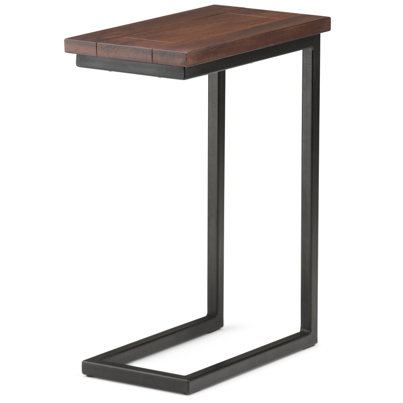 Skyler – C Side Table – Dark Cognac Brown