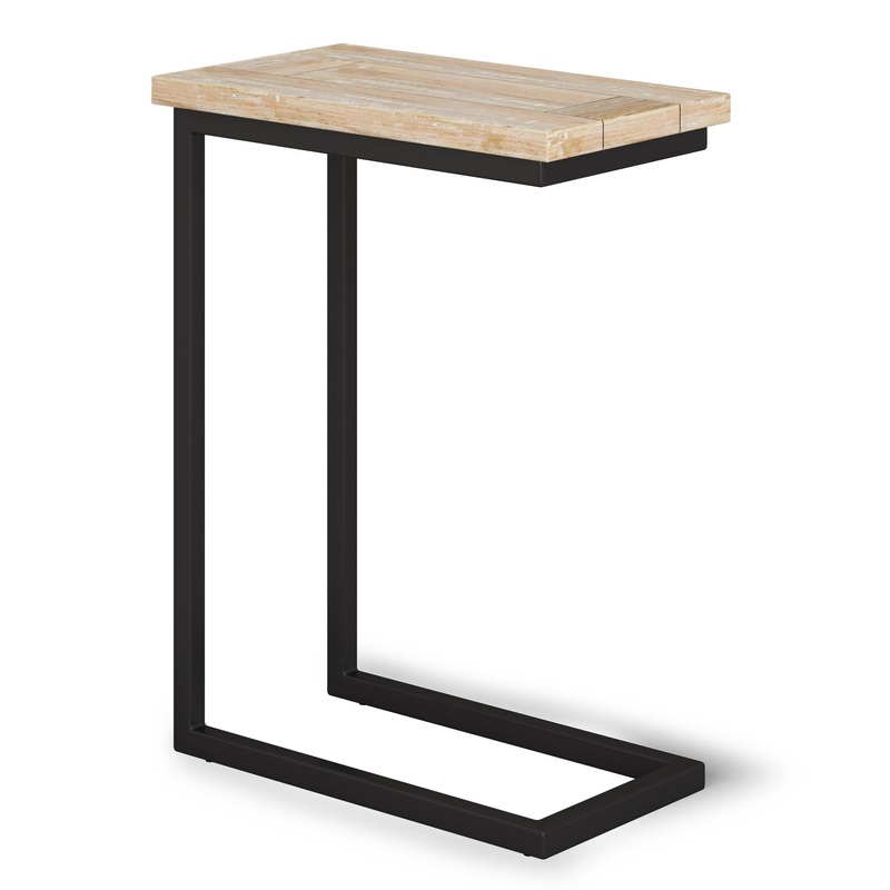 Skyler – C Side Table – Distressed White Wash