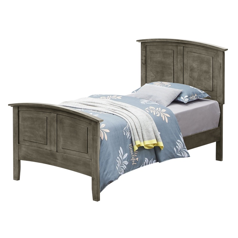 Twin Bed Modern Farmhouse Design – Gray