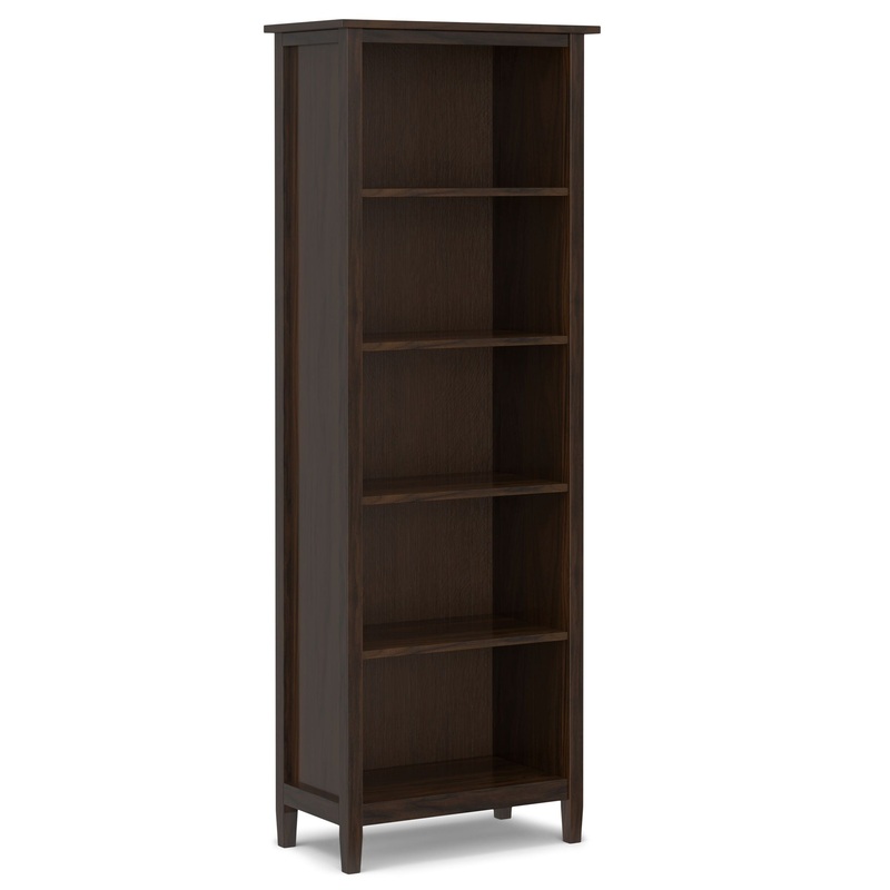 Warm Shaker – 5 Shelf Bookcase – Brown