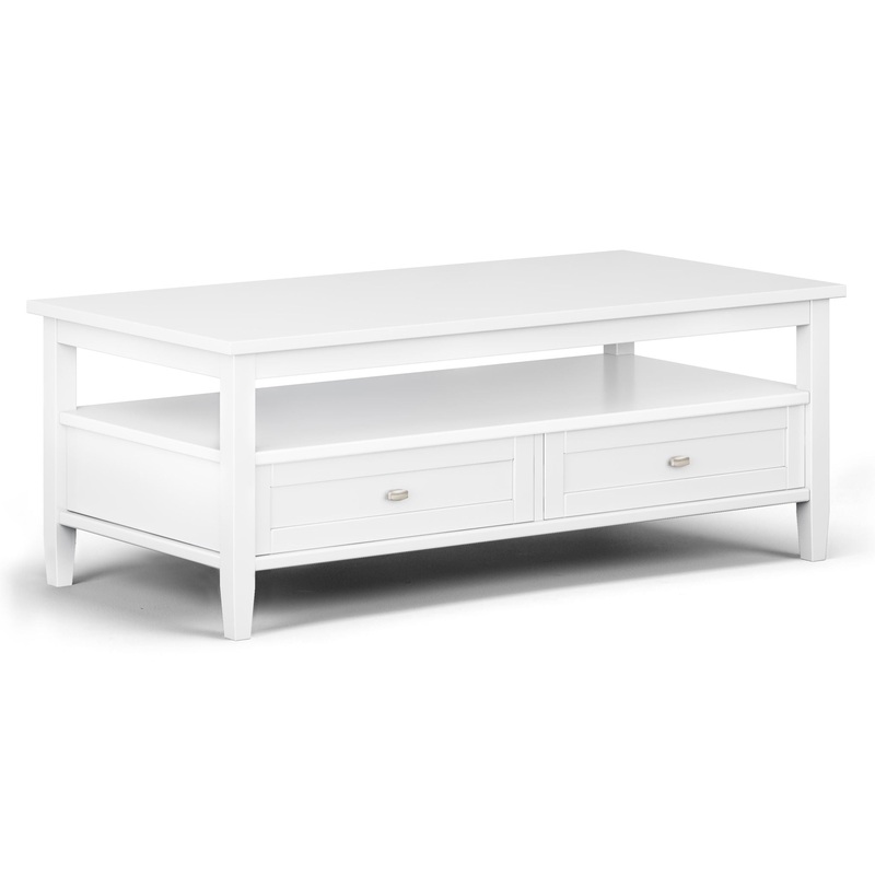 Warm Shaker – Coffee Table – White
