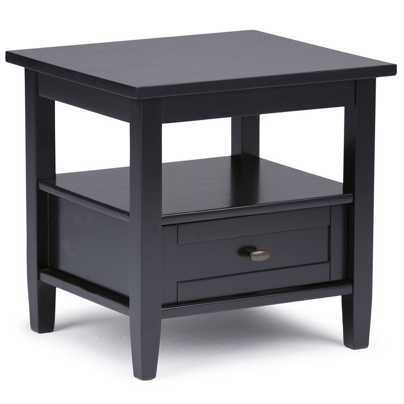 Warm Shaker – End Table – Black