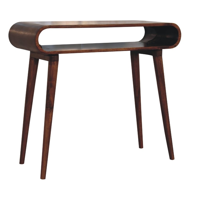 Amaya – Nordic Style Console Table – Chestnut