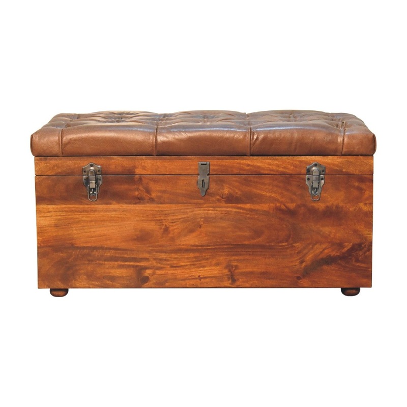 Buffalo – Hide Storage Trunk – Chestnut