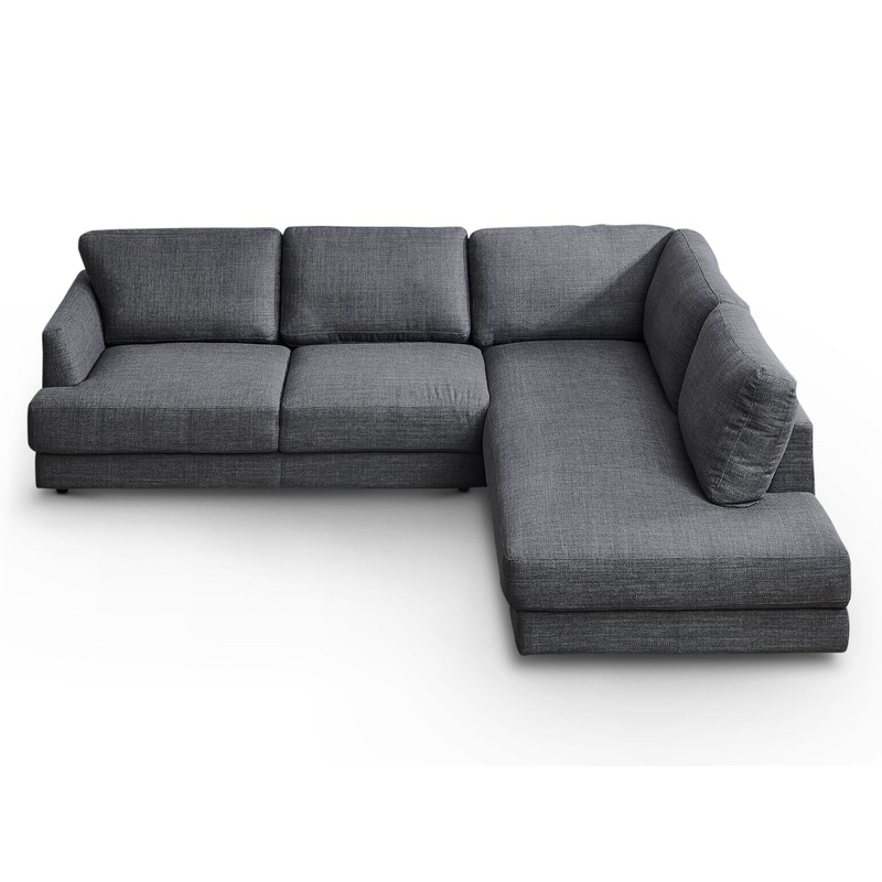 Glander – Cozy Sectional Sofa Right Facing – Gray