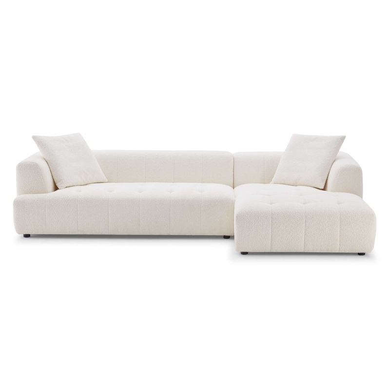 Kaynes – Right Sectional Sofa – Ivory