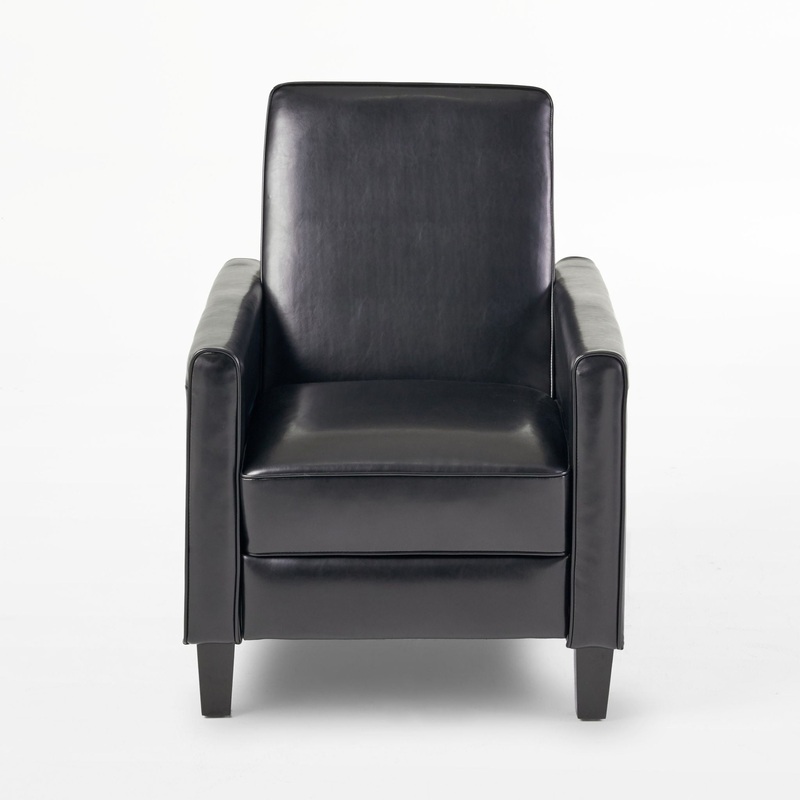 Push Back Chair For Elegant Home Decor – Black