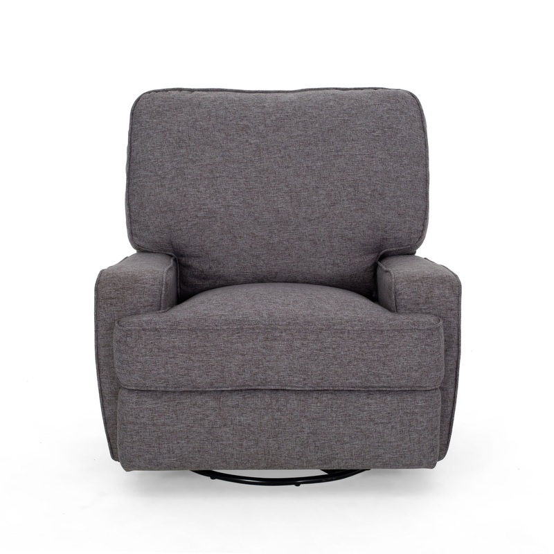 Wide Manual Standard Recliner – Charcoal