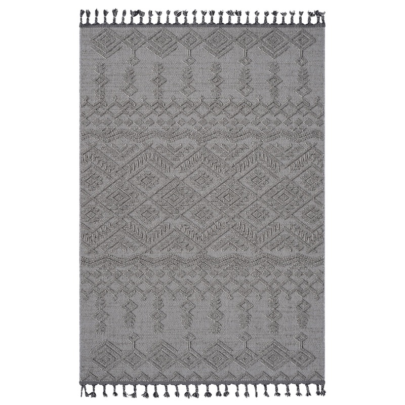 Guros – 4′ X 6′ Traditional Indoor / Outdoor Area Rug – White