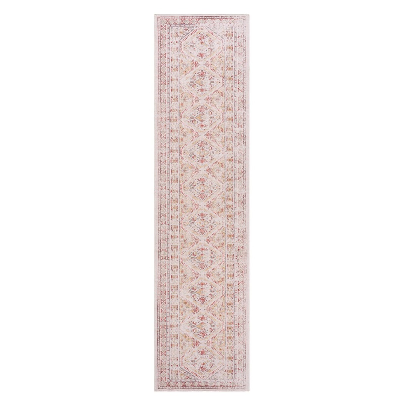 Maval – 2’6” X 10′ Washable Runner Rug – Beige