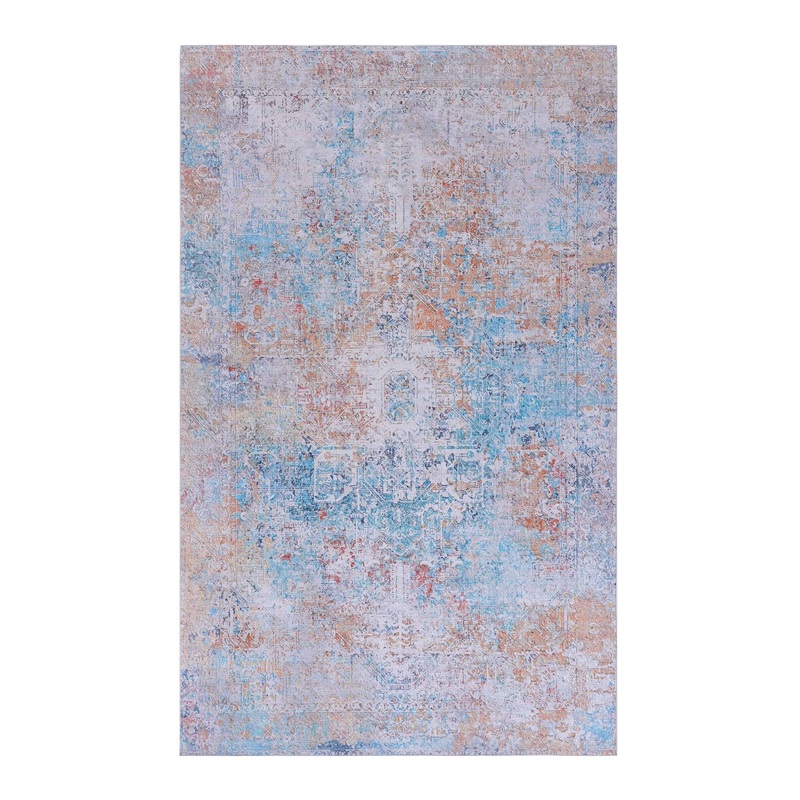 Maval – 8′ X 10′ Washable Area Rug – Yellow