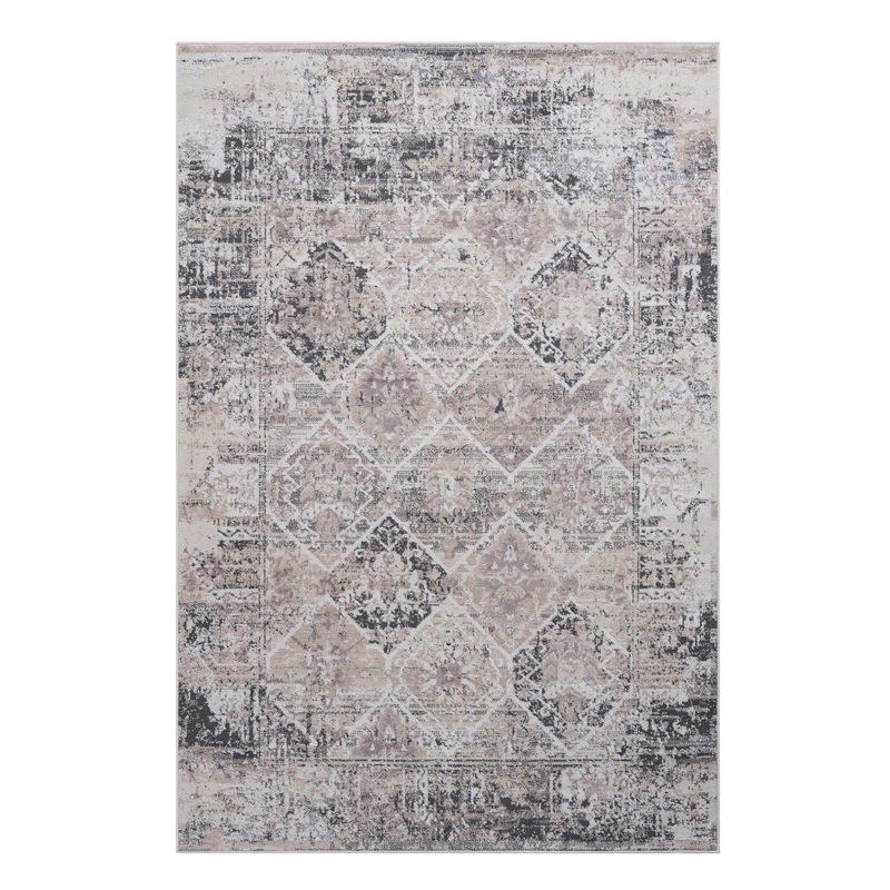 Payas – 8′ X 10′ Traditional Area Rug – Cream / Anthracite