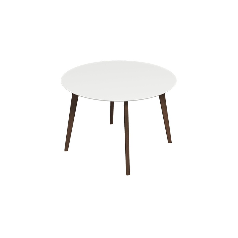 Alina – Dining Table – Brown / White