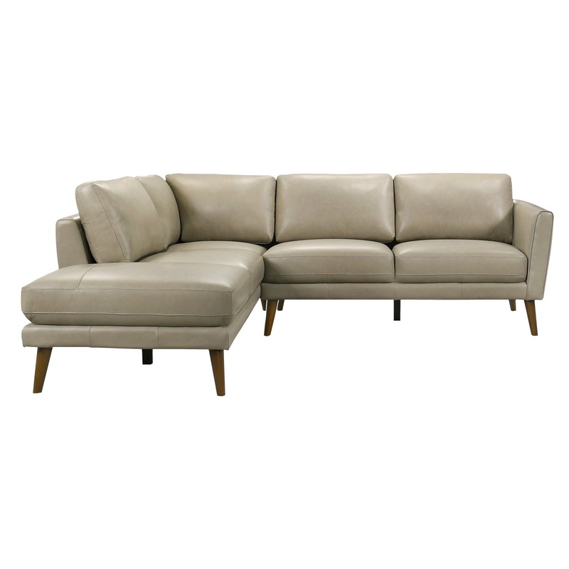 Benson – Sectional Sofa Left Facing Chaise – Beige