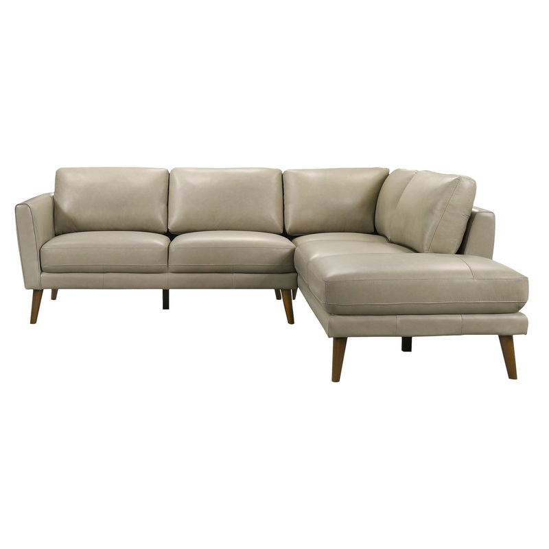 Benson – Sectional Sofa Right Facing Chaise – Beige