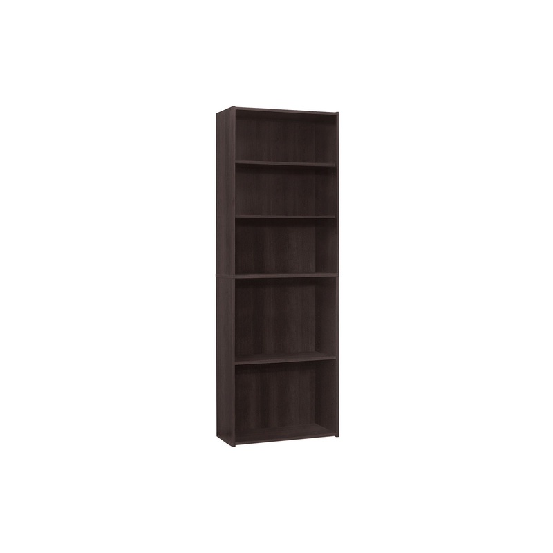 Bookcase 6 Tier For Office – Espresso