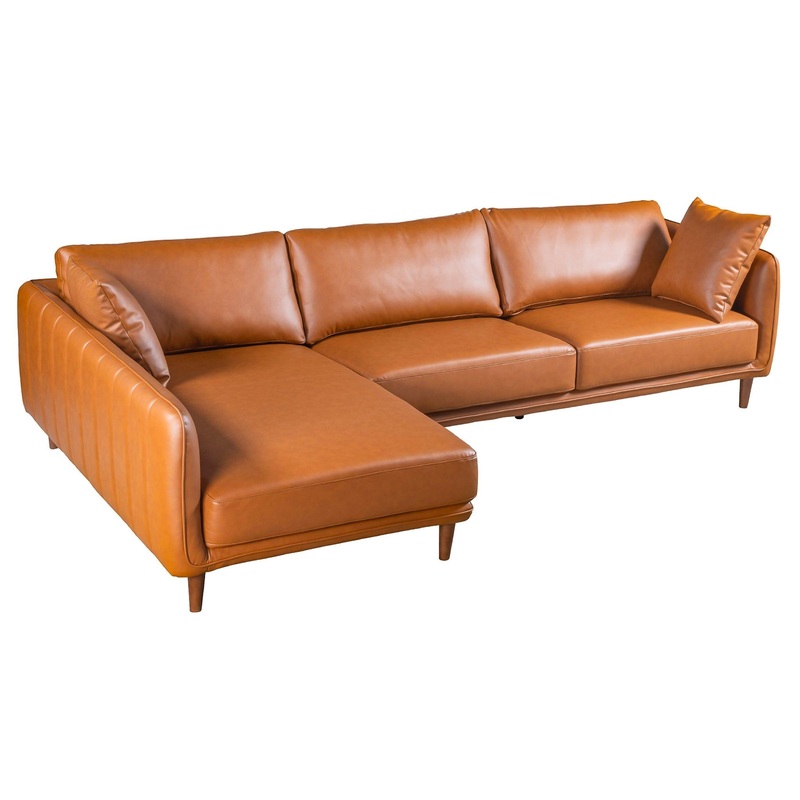 Cairo – Sectional Left Sofa – Cognac