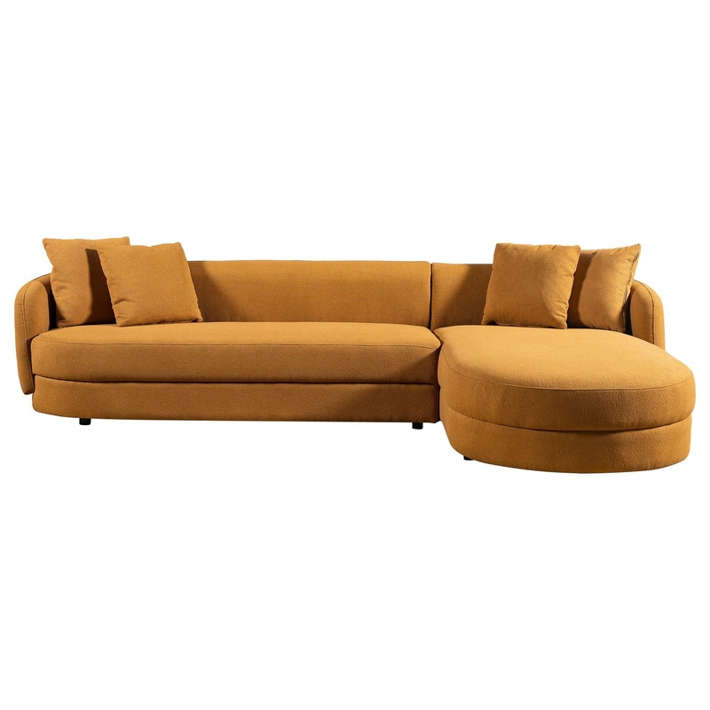 Chandler – Right Sectional Sofa – Cognac