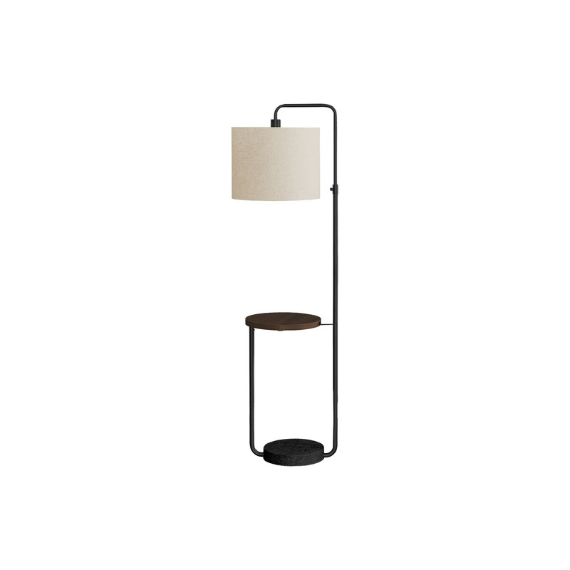 Floor Lamp USB Port Included Lighting – Black