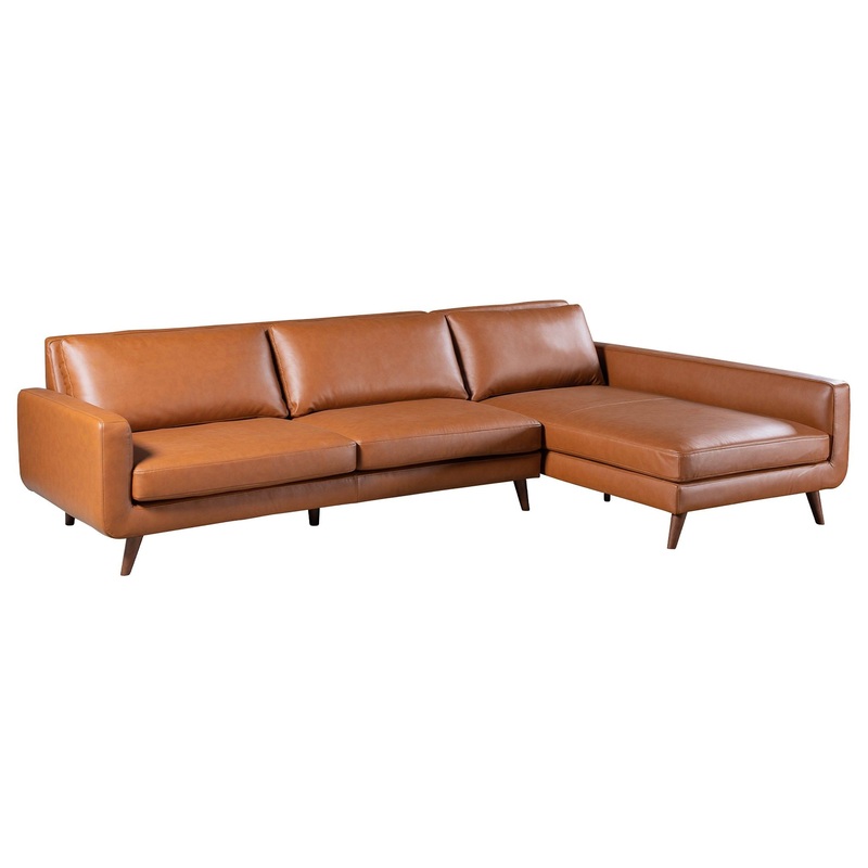 Garland – Right Sectional Sofa – Cognac