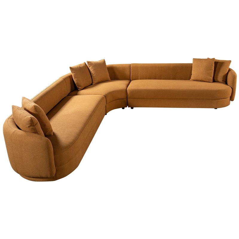 Highline – Corner Sofa – Cognac
