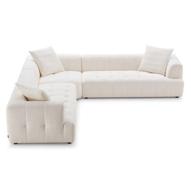 Kaynes – Corner Sofa – Ivory