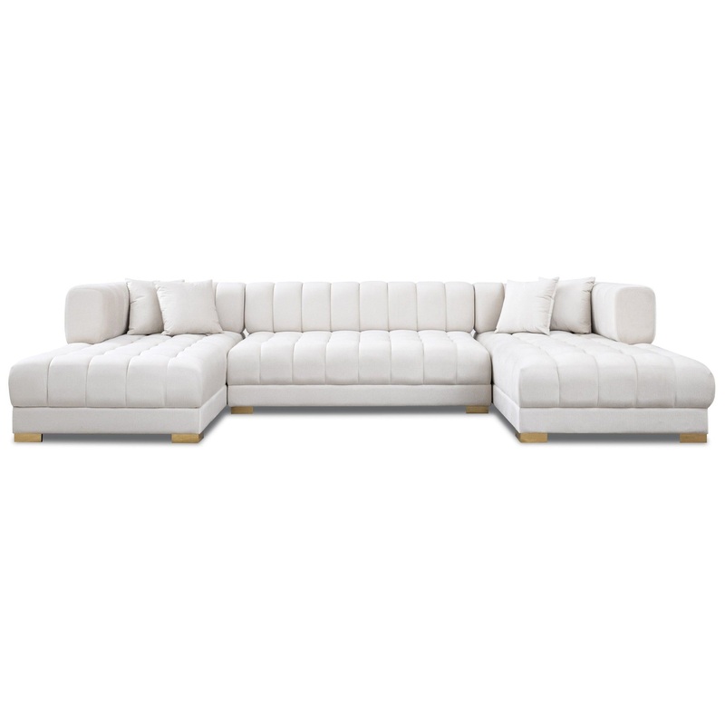 Marlow – U Shape Corner Sofa – Ivory