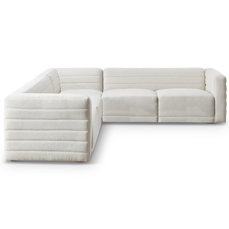 Solo – Corner Sectional Sofa – Cream