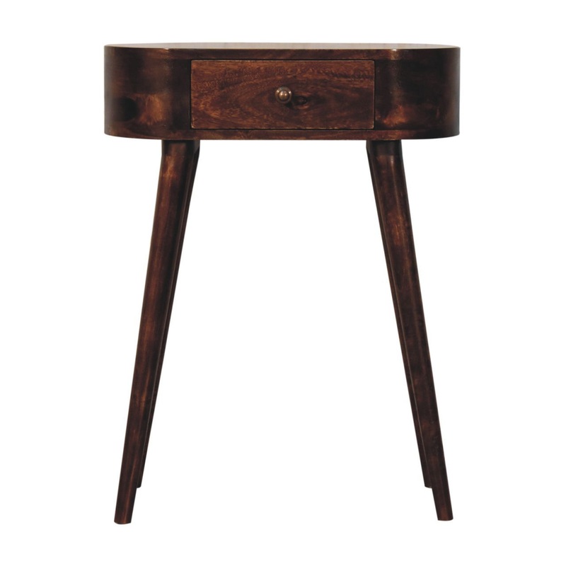 Albion – Mini Bedside Table – Walnut