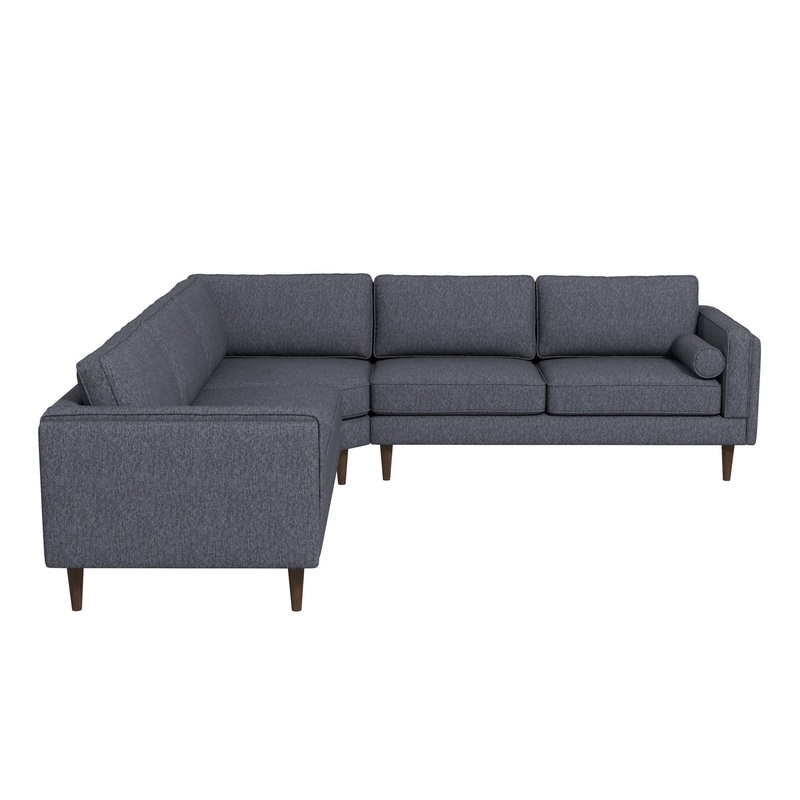 Amber – Sectional Corner Sofa – Gray
