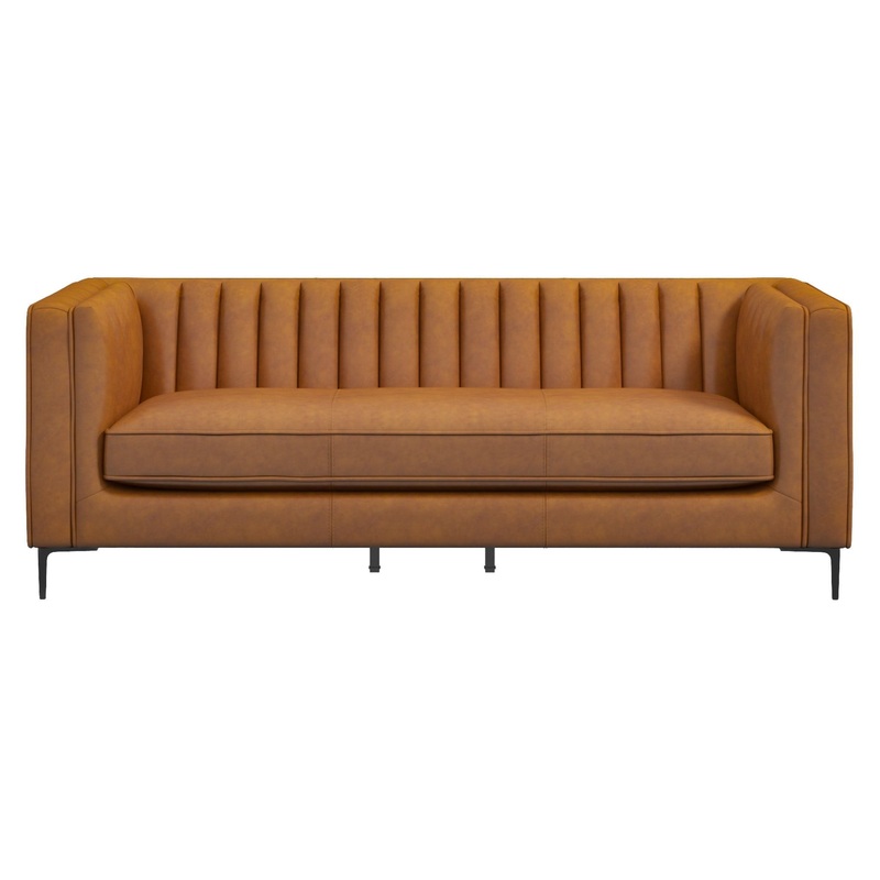 Angelina – Leather Sofa – Brown
