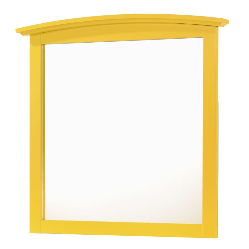 Elegant Wall Mirror – Yellow