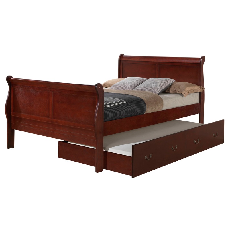 Full Trundle Bed For Comfort Elegant – Cherry
