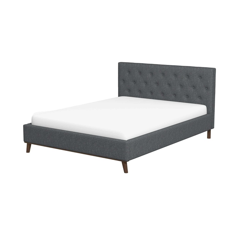 Graceville – Queen Platform Bed – Gray