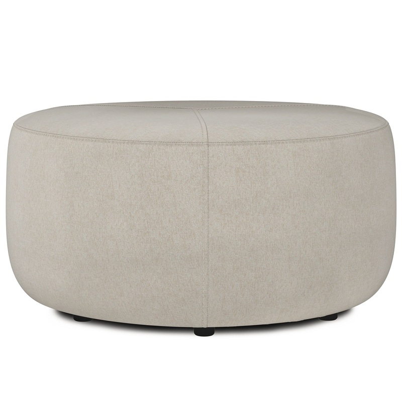 Moore – Large Ottoman – Natural