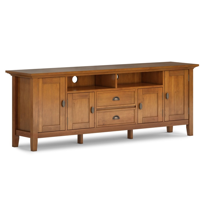 Redmond – TV Media Stand – Light Golden Brown