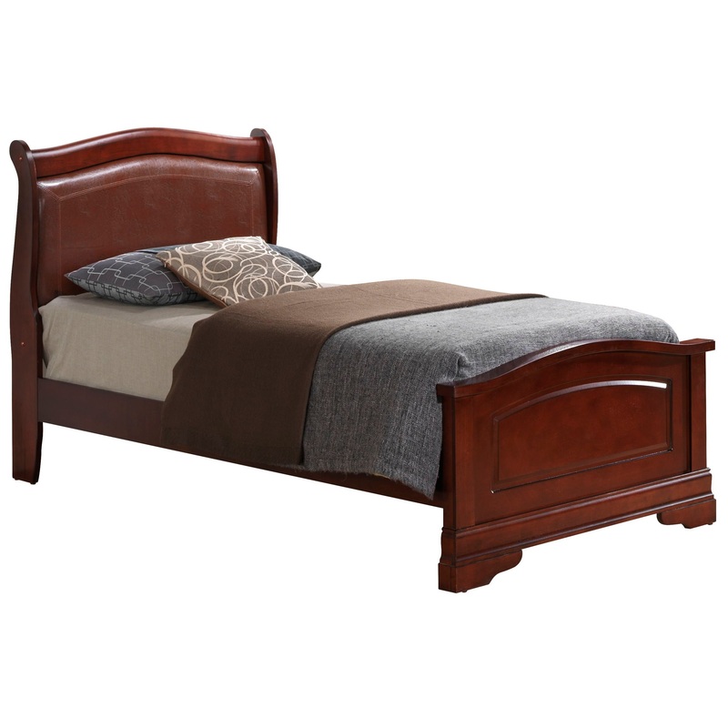 Twin Bed Traditional Charming – Cherry