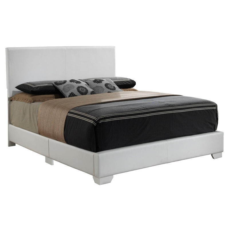 Full Bed Elegant Casual – White