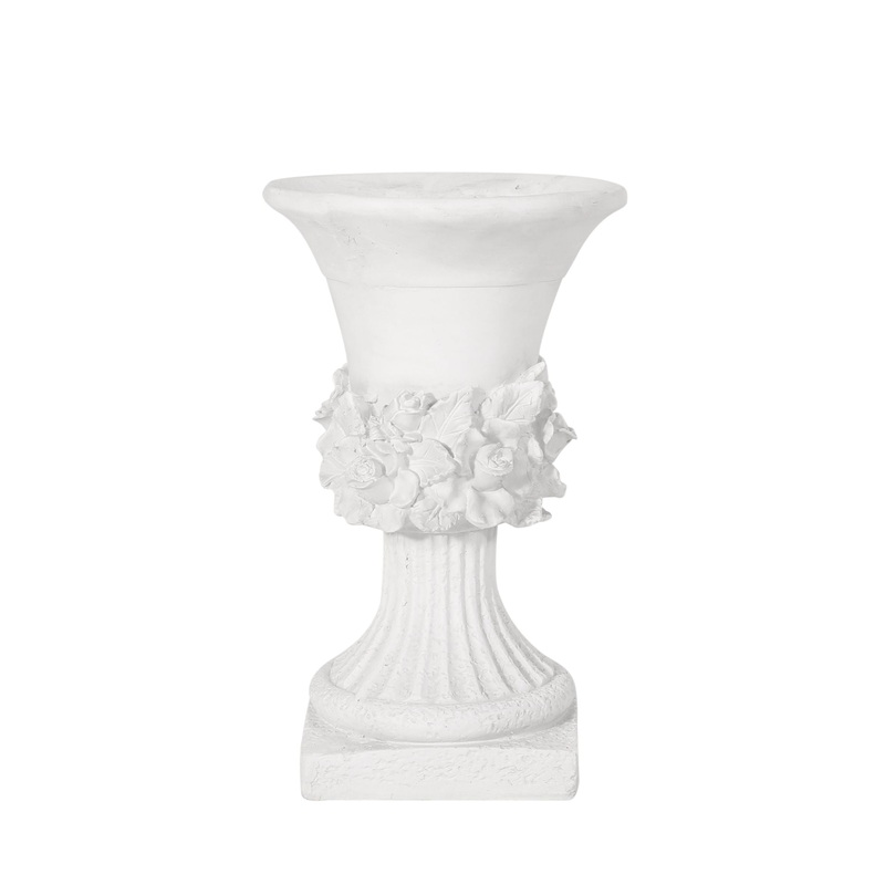 Garden Durable Urn Planter – Antique White