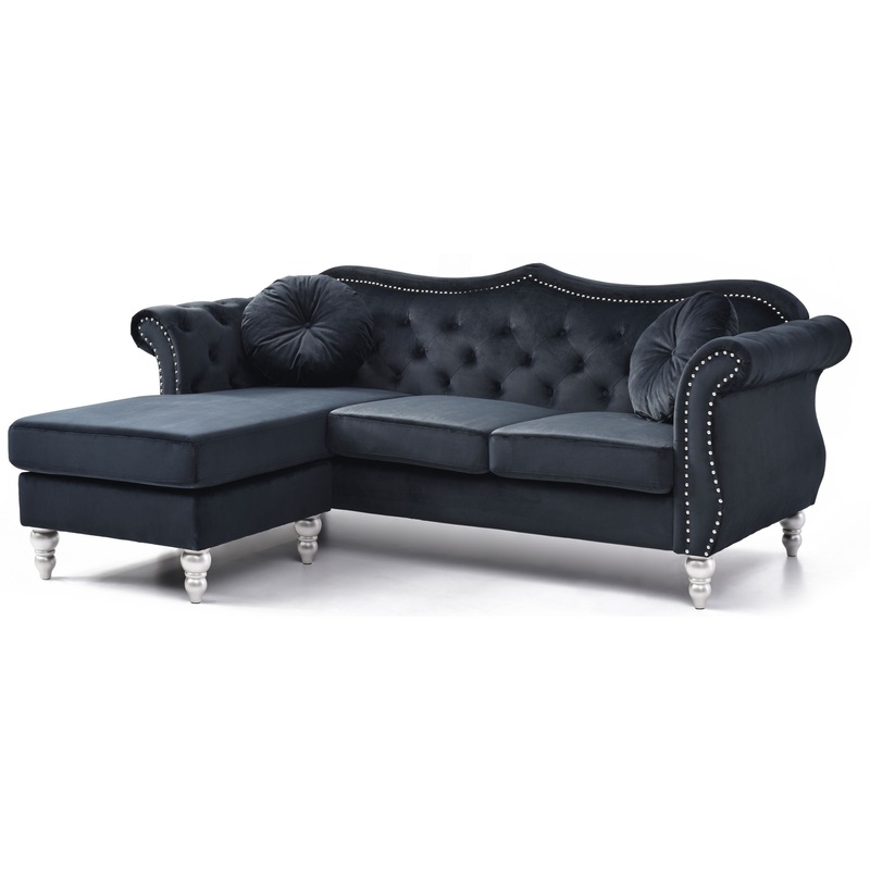 Hollywood – Sofa Chaise – Black