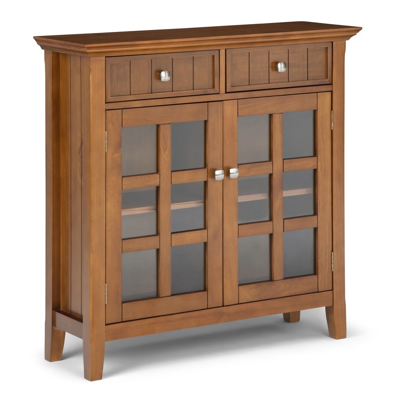 Acadian – Entryway Storage Cabinet – Light Golden Brown