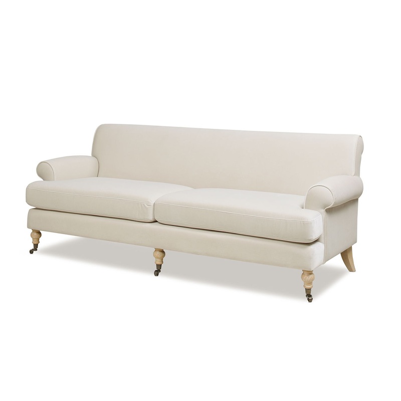 Alana Lawson – Two Cushion Tightback Sofa – French Beige