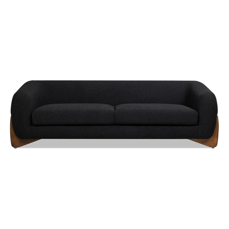 Alpine – Sherpa Sofa – Ebony Black Boucle