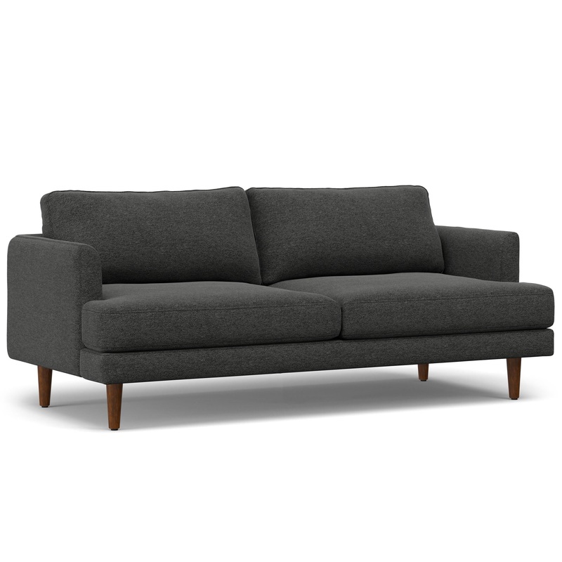Livingston – Upholstered Sofa – Charcoal Gray