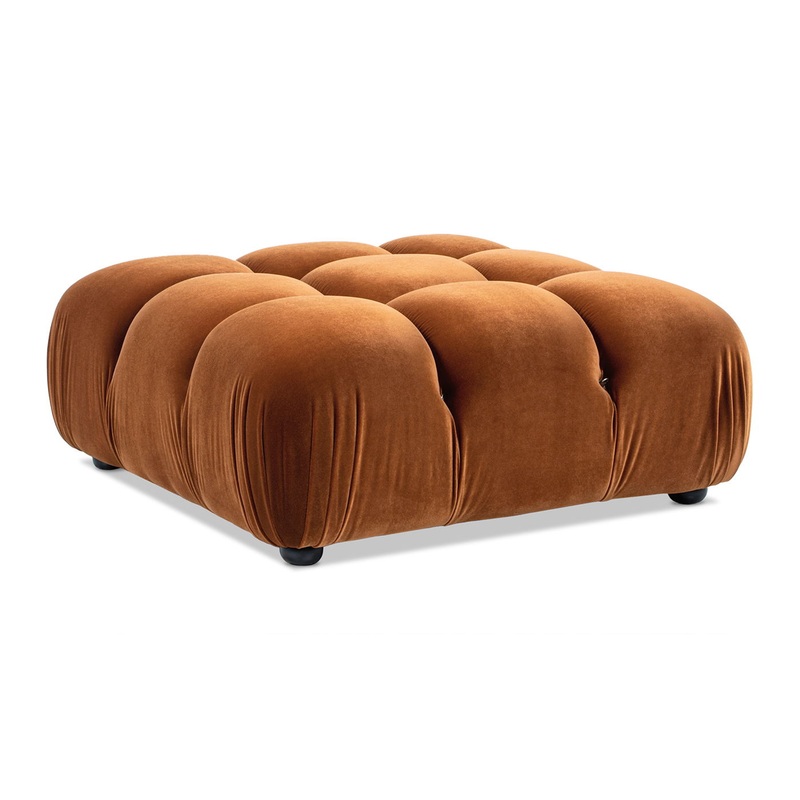 Marcel – Bubble Modular Modern Cocktail Ottoman – Orange