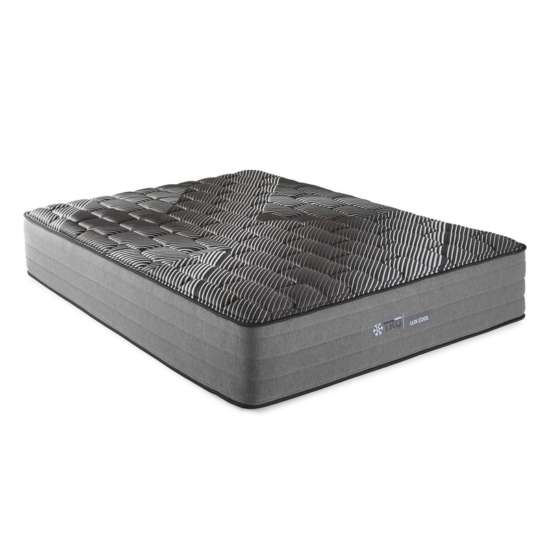 Pure Ice – 14 Queen Lux Firm Quilted Mattress – Black
