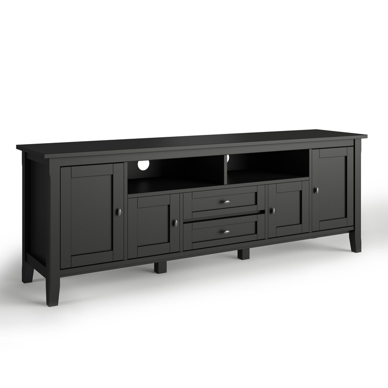 Warm Shaker – TV Media Stand – Black